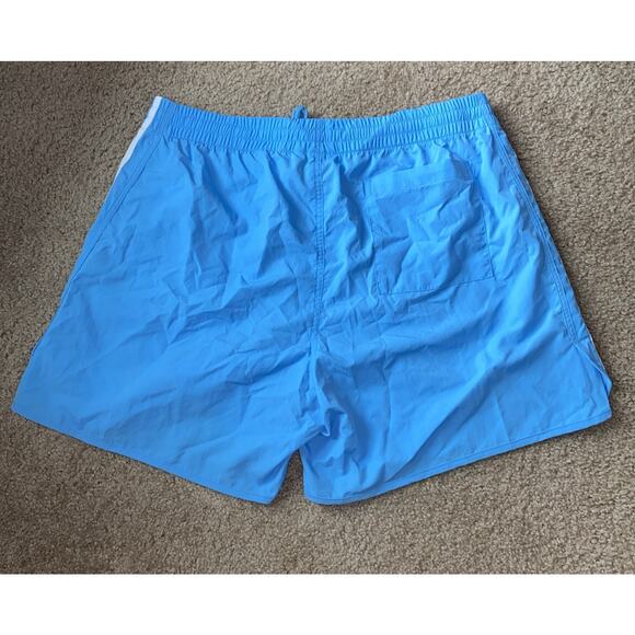 NWT Adidas Xl Mens Babyblue Sprinter Shorts Zipper Pockets Drawstring Athletic - Picture 3 of 3
